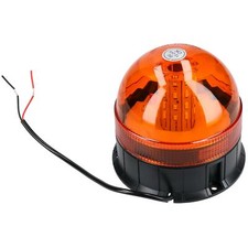 Professional LED Amber Warning Beacon 12v 24v IP66 Flashing Light Orange
