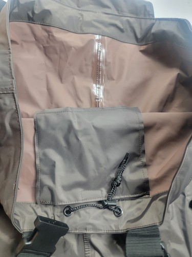 Oxyvan Men's Sz 50x33 Chest Waders with Boots Sz 11 Nylon/PVC Fishing Brown - Picture 9 of 11