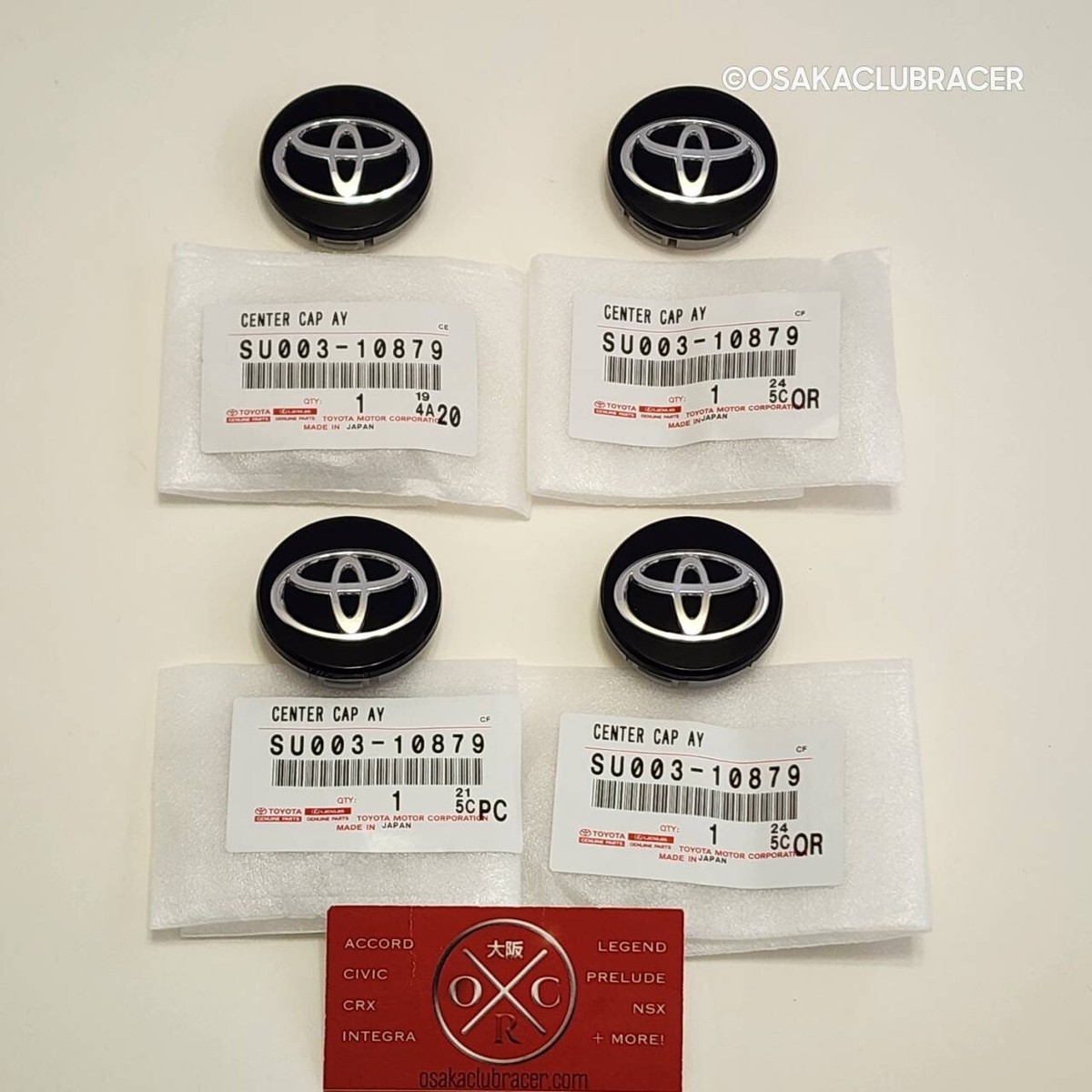 Genuine OEM 2013-2020 Scion FR-S Toyota 86 Wheel Center Cap SET OF