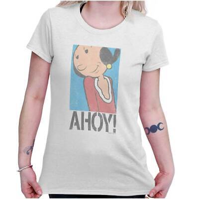 Popeye Love Heart Oliver Oyl Women's T-Shirt