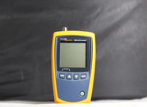 Fluke Networks MicroScanner2 Pro Network Cable Verifier -Corroded Battery Holder