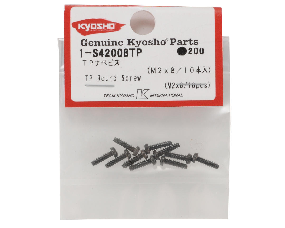 Kyosho 2x8mm Self Tapping Round Head Screw (10) [KYO1