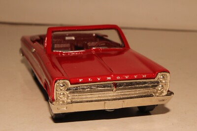 Milestone Miniatures 1965 Plymouth Fury Convertible, Red | eBay