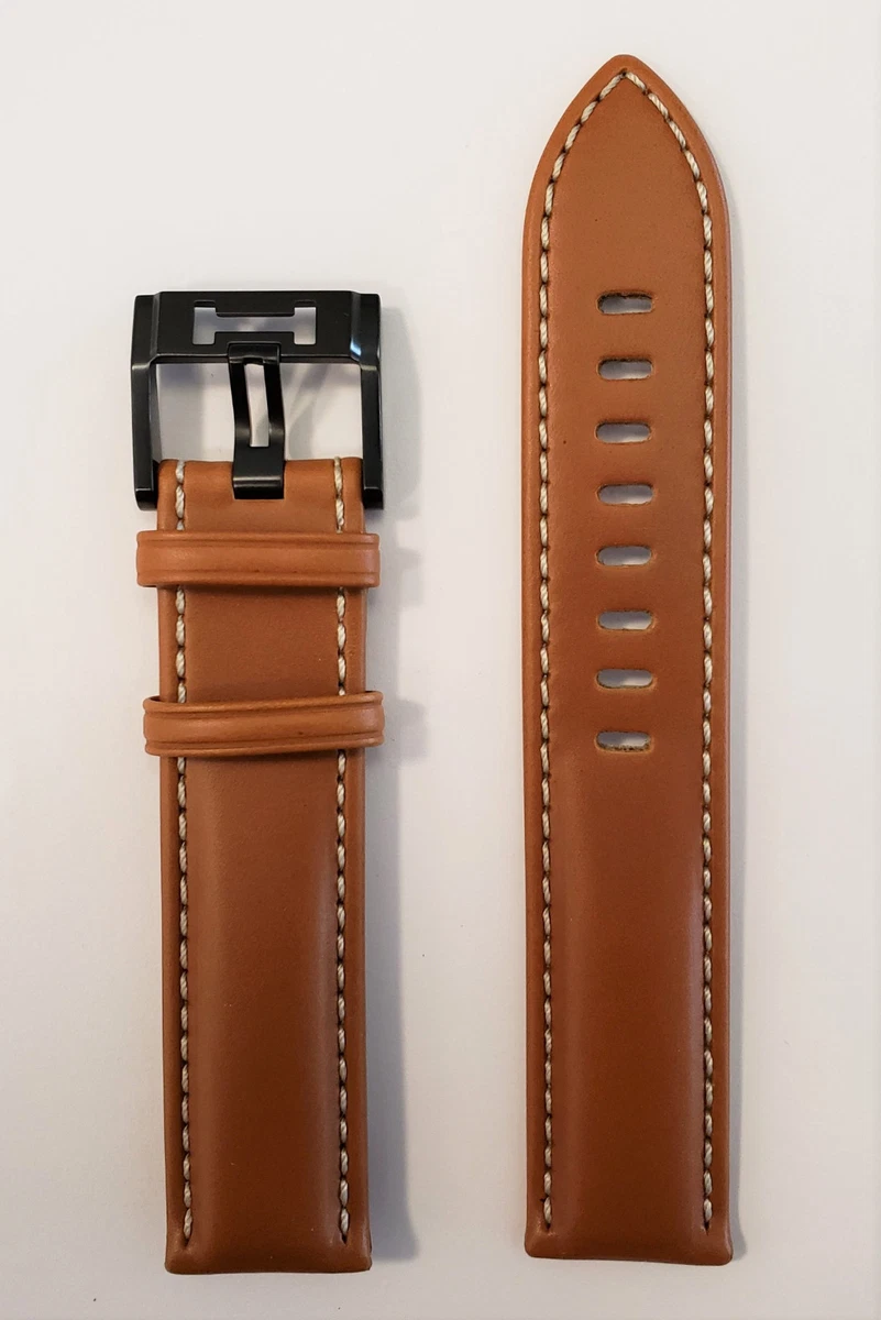 Original Hamilton 20mm Khaki Brown Leather Watch Band Strap