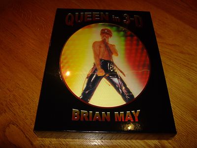 BRIAN MAY-QUEEN IN 3D-SIGNED-2017-HB-F-SEALED BOXED SET-NEW-V RARE