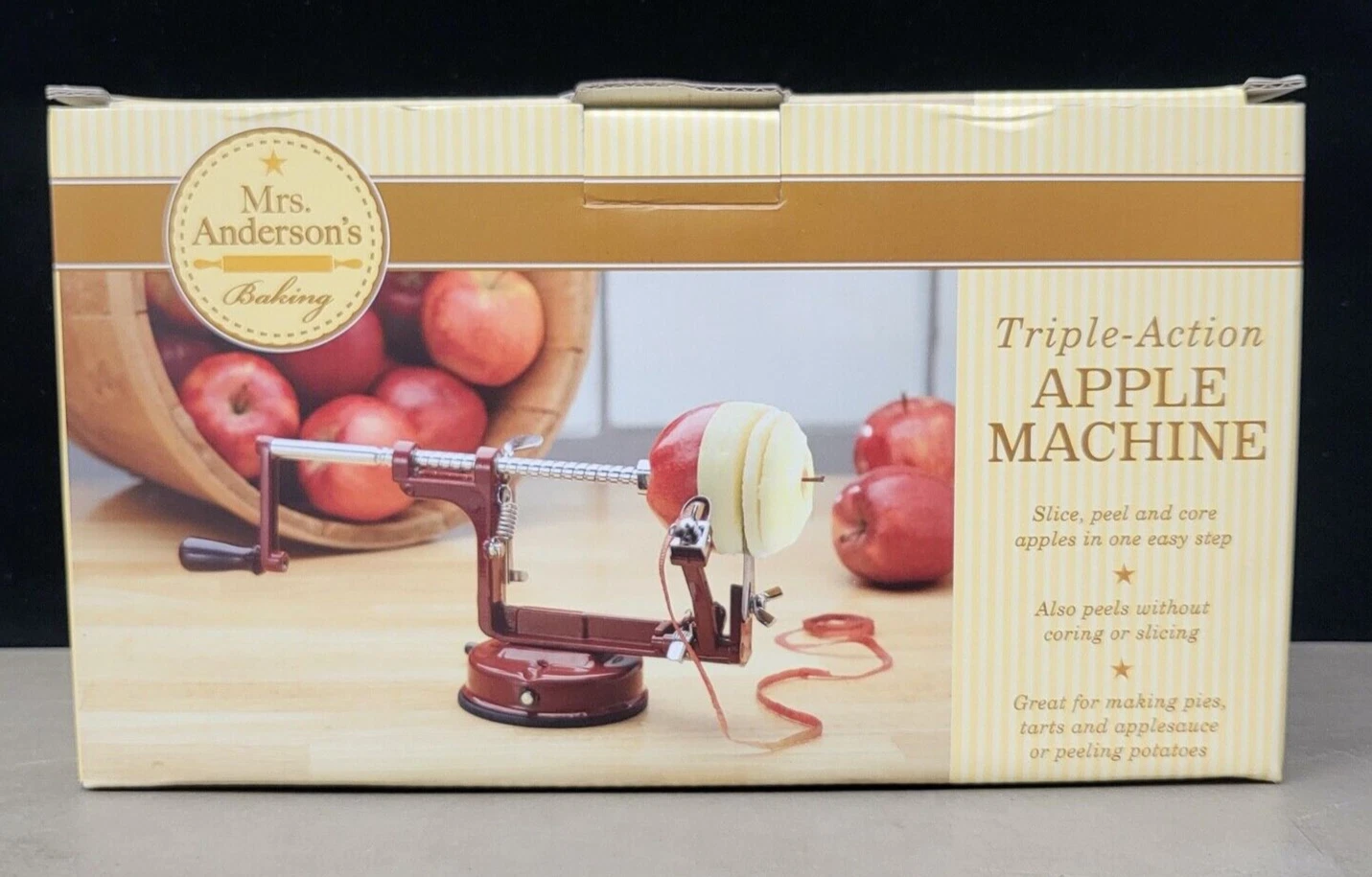 HIC Mrs.Anderson's- Triple Action Apple Machine(works for potatos too!)