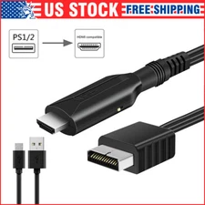 For Sony PS1/PS2 to HDMI Adapter Cable Game Console Audio Video Converter Cable