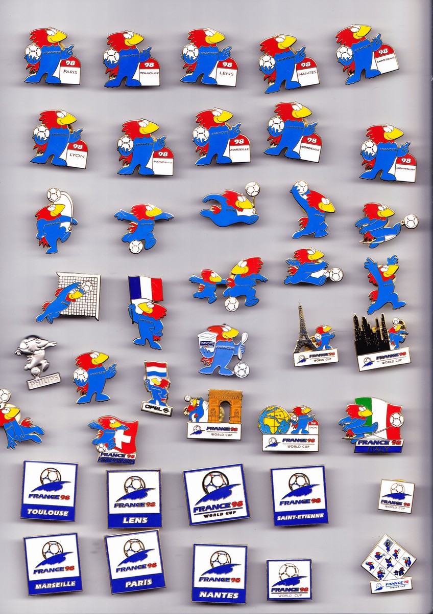 Label Pin Foot Coupe Du Monde 1998 France Soccer Collectible Pin - NIP