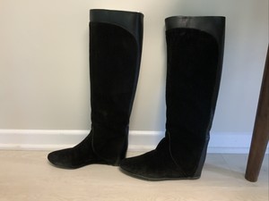 lanvin hidden wedge boots