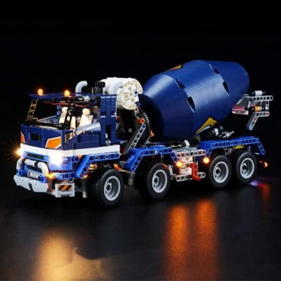 Kit de luces LED LocoLee para Lego 42112 juego de iluminación de construcción de camiones mezcladores de concreto