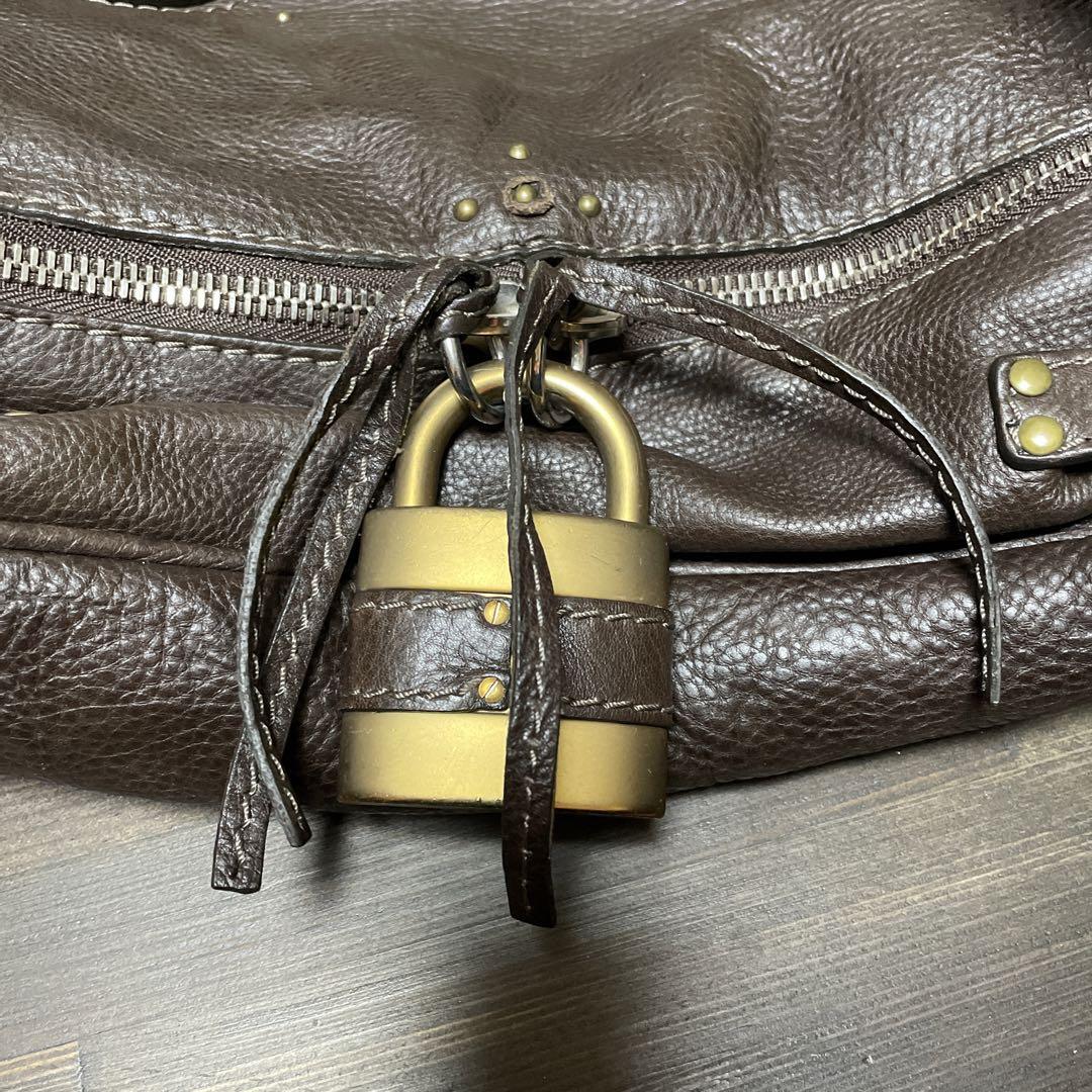 Chloe Vintage Paddington Leather Tote Bag Shoulder Bag Dark Chloe Vintage Paddington Leather Tote Bag Shoulder Bag Dark