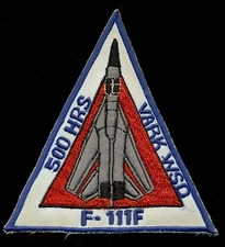 USAF F-111 F-111F 500 Hrs Vark WSO Patch S-14A