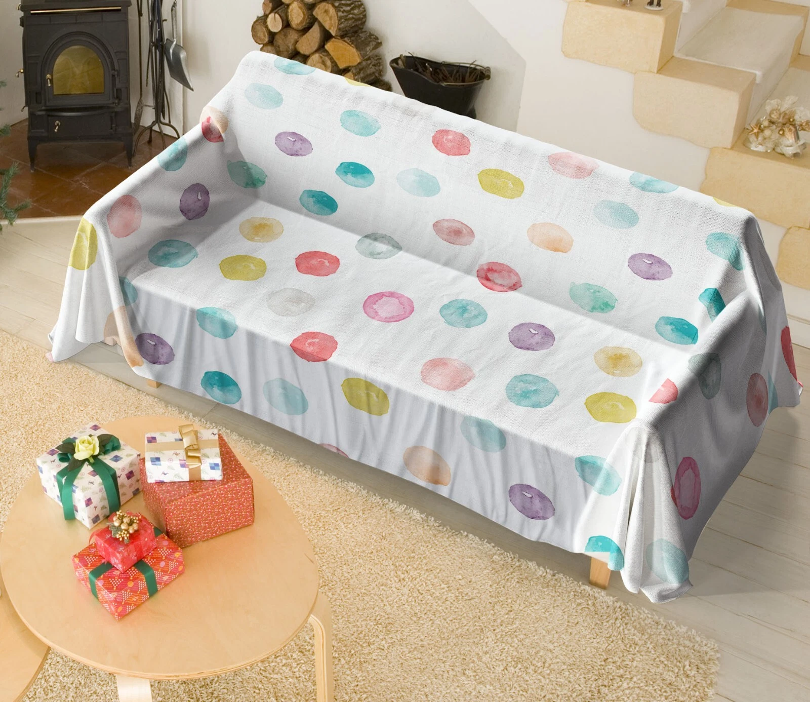 3D Fresh Pattern N2721 Sofa Cover High Stretch Lounge Slipcover Protector Couch