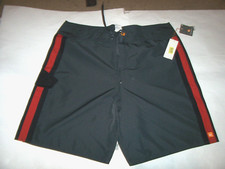 NEW NWT QUIKSILVER sz 38 BOARD SHORTS boardshorts swim gray black