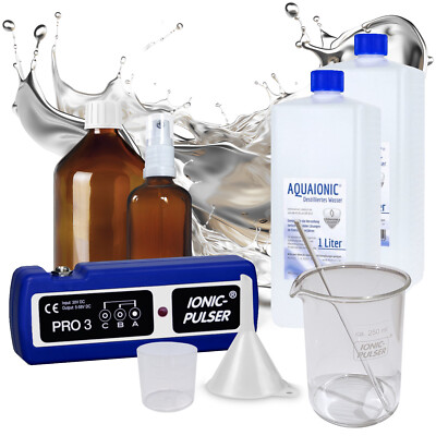 Medionic Ionic-Pulser Pro 3 StarterSet | Silbergenerator für kolloidales Silber
