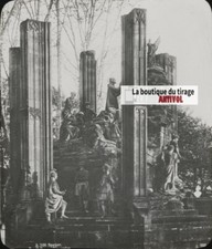 Garden Of Olives, Spire, Germany, Photo Glass Plate, Positive 8.5x10 Cm