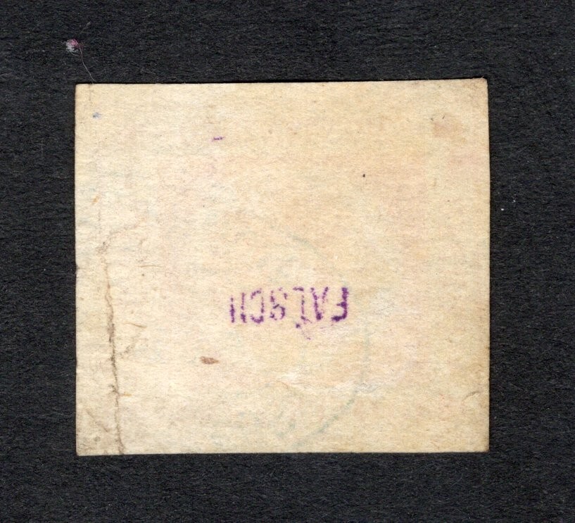 Uruguay 1861 stamp Mi#16a Forgery used CV=66$ lot 2