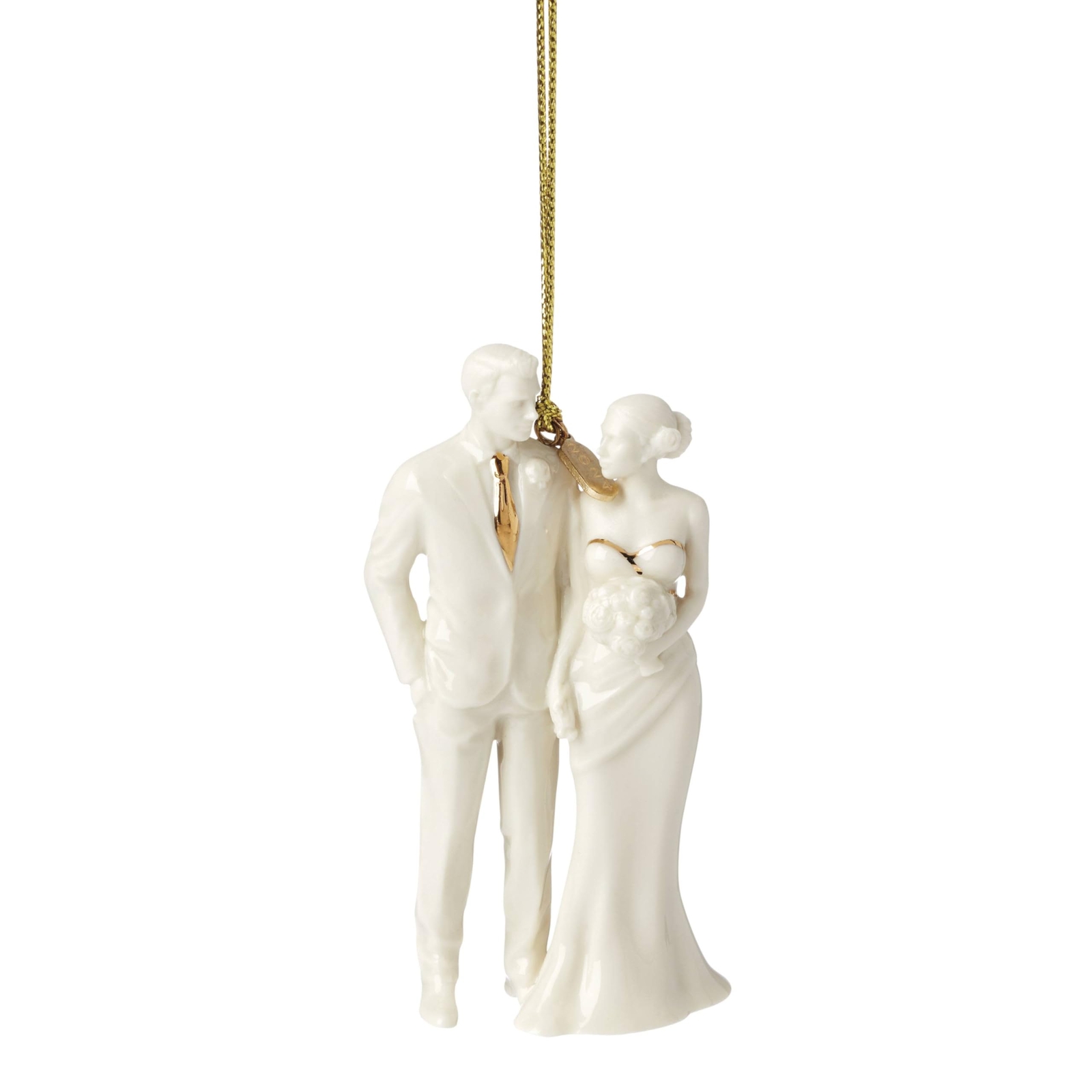 Lenox 895760 2024 Bride and Groom Christmas Ornament