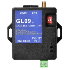 GL09 8 Channel Battery Operated App Control GSM Alarm Systems SMS Alert Secu Fit