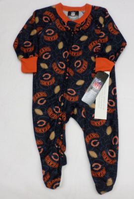 NFL Chicago Bears Infant All Over Print Navy Sleeper 18 M
