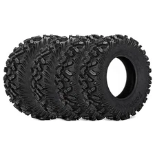 Set 4 25x10-12 25x8-12 6PR ATV UTV Tires 25x8x12 25x10x12 All Terrain Heavy Duty