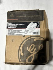 Vintage GE Telephone Single Microcassette Integrated Answerer Model 2-9825 Phone