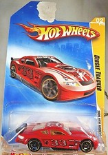 2009 Hot Wheels 2 New Models 2/42 CIRCLE TRACKER Red w/Black OH5 Sp Bad Card