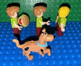 Lego Shaggy Rogers Minifigure Scooby Doo 75900 71206 75901 scd001 Rare Lot Of 4