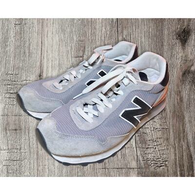 New Balance men s suede mesh 515 V1 gray black running shoes. Size 9M