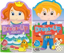 My Dress-Up Buddy  Princess - Paperback Book Set of 2 