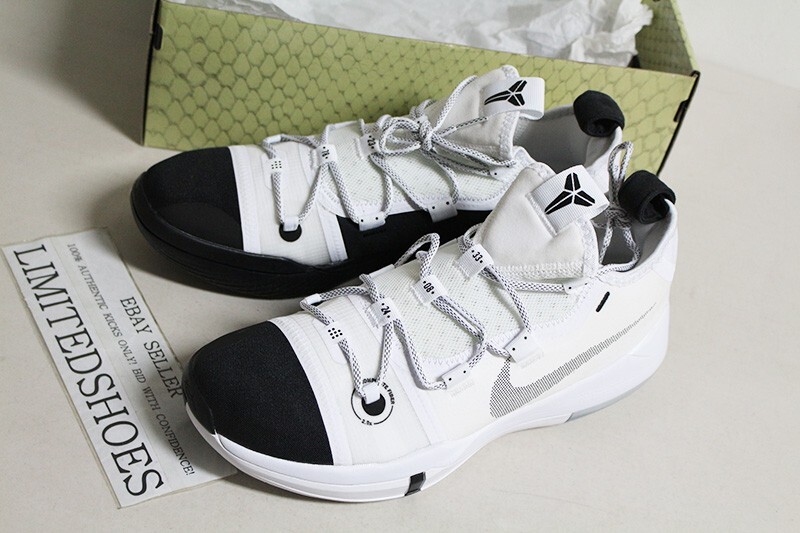 Nike Kobe AD White/Black バッシュ Nike Kobe Bryant A.D. in Black and White Basketball Sneaker