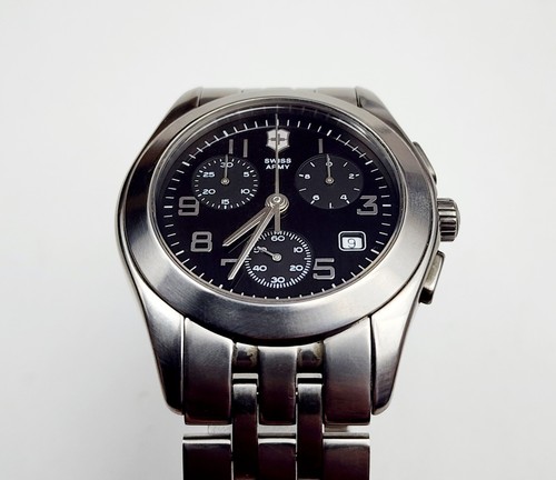 Men's SWISS TITANIUM CHRONOGRAPH Watch VICTORINOX SWISS ARMY "Alliance" 24080 - Picture 12 of 19