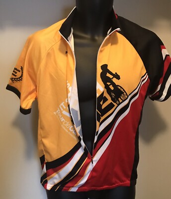 Maillot De Cyclisme Primal Homme - Rouge/Jaune - Taille XL - Occasion Comme Neuf