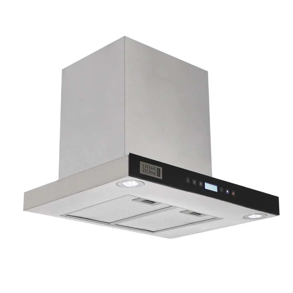 600mm Stainless Steel Rectangle Chimney Cooker Hood Kitchen