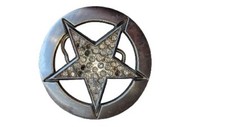 Vintage Fashion Star Belt Buckle Approx Year 2005 Or Older Missing Some Studs