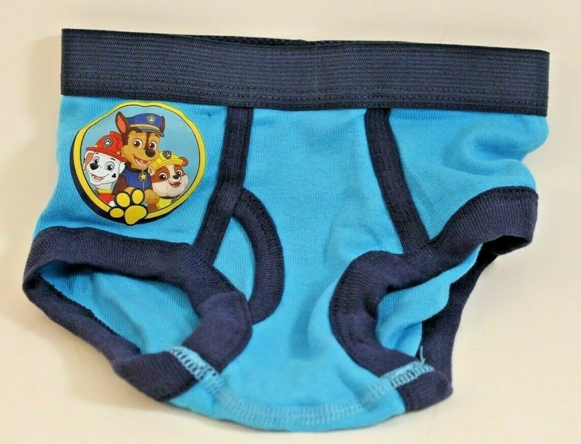 Nickelodeon Paw Patrol Brief Underwear Boys Size 2T-3T BRAND NEW 2 pair