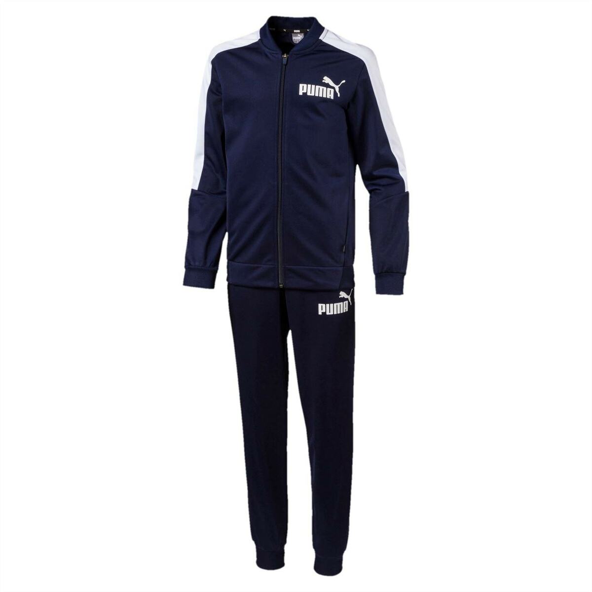 Puma Kids Boys BB Polyester Tracksuit Junior Poly Zip Full Drawstring