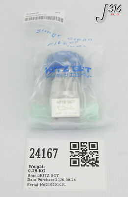 24167 KITZ SCT SCV DIAPHRAGM VALVE, 10K-1/4'', PCTFE-SEAT (NEW) KD4MS-VC-EP-316L