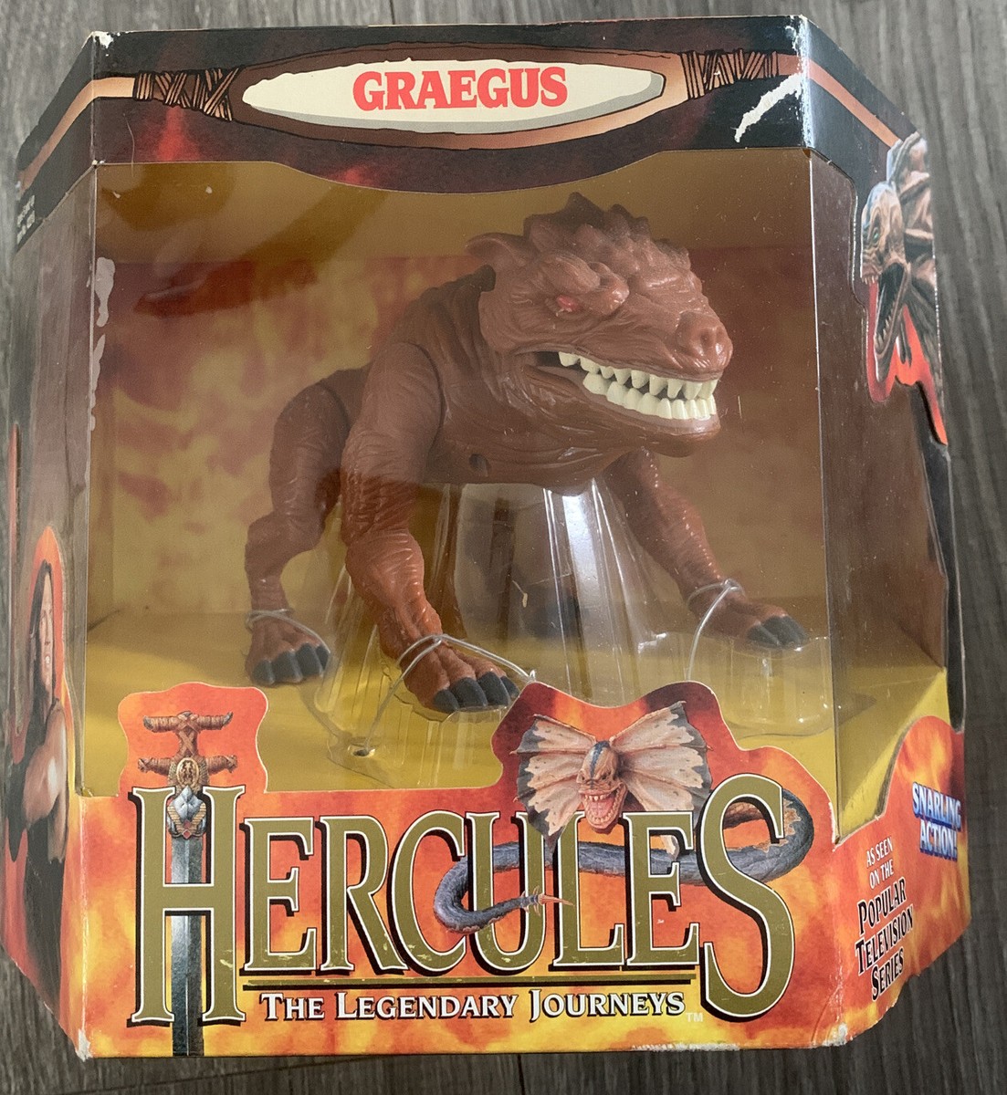 Hercules The Legendary Journeys Graegus Monster New Damaged Box | eBay