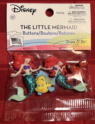 Little Mermaid w Sebastion & Flounder ~ Disney License ~ Jesse James Dress It Up
