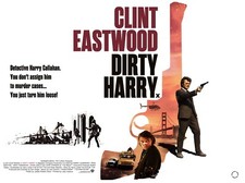 DIRTY HARRY 1971  quad poster print 30x40