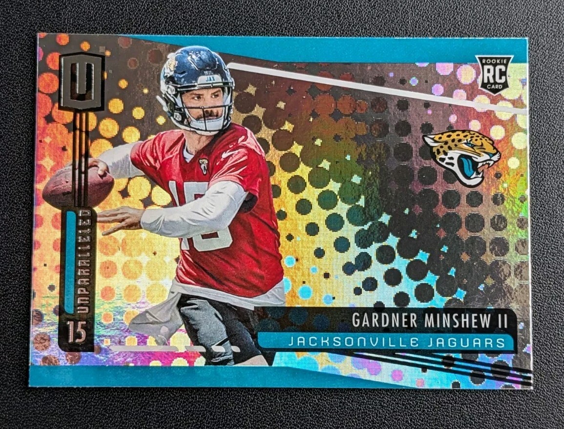 2019 Panini Unparalleled Gardner Minshew #290 Rookie Card Jaguars Raiders 