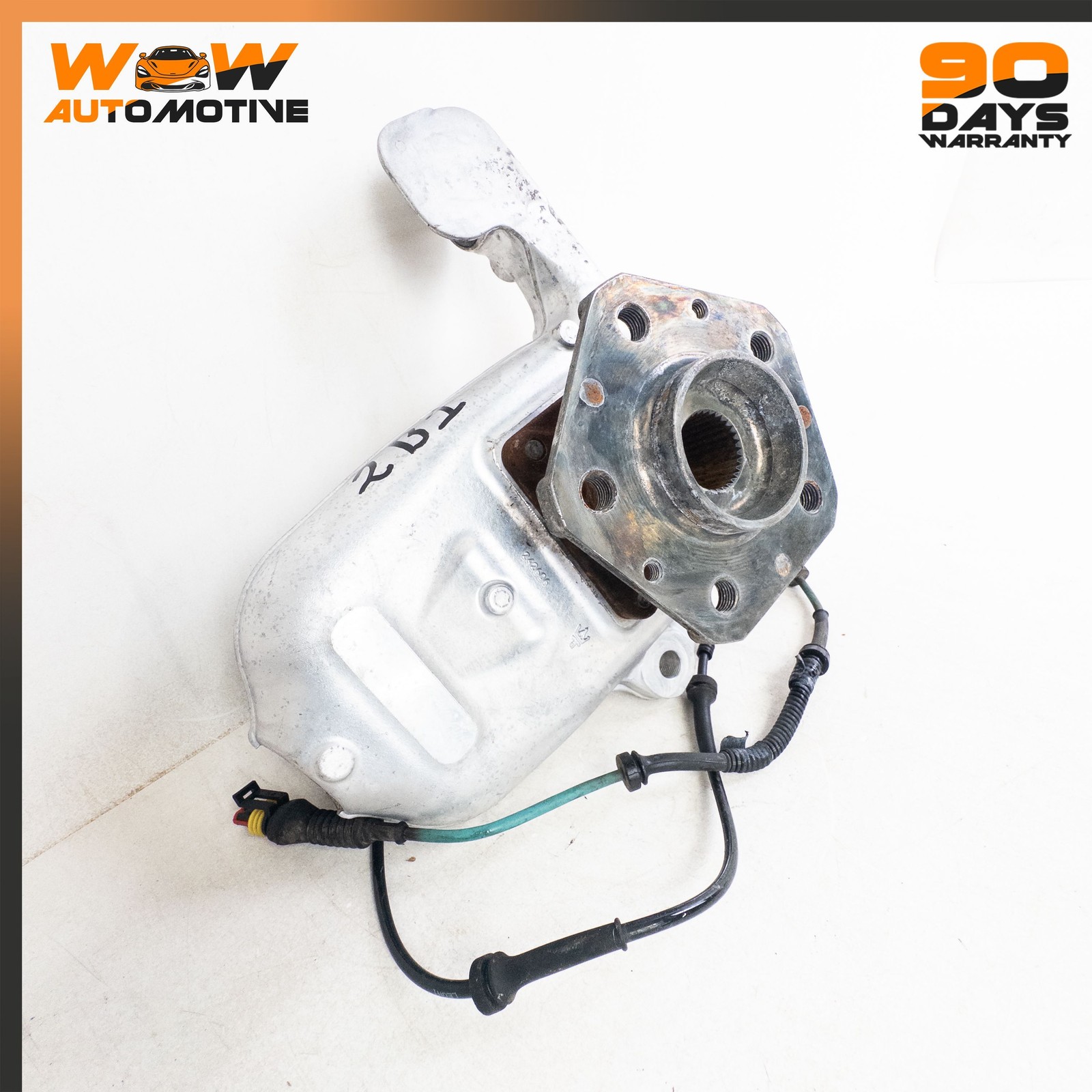 08-19 MASERATI GRANTURISMO FRONT LEFT SUSPENSION SPINDLE KNUCKLE HUB OEM  