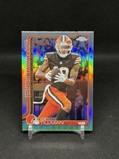 2025 Topps Chrome Football Cedric Tillman #67 Refractor Cleveland Browns