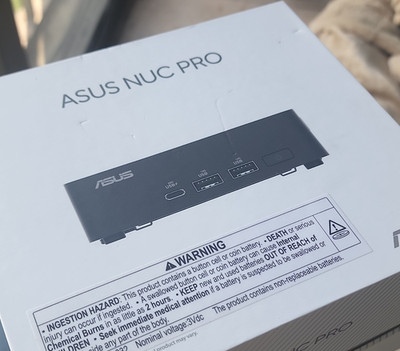 ASUS NUC 14Pro NUC14RVKi3 Mini PC Intel 14th Gen i3 Mini Desktop,No RAM,NO SSD.