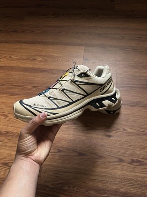 Salomon XT-6 GORE-TEX Safari Khaki Men s Size 11.5 Kith Waterproof Brown ASICS ￼