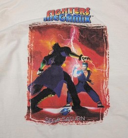 Vintage 90s Sega Saturn Fighters Mega Mix promo t-shirt