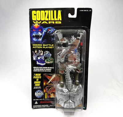Godzilla Wars vs G Force Mecha King Ghidorah Micro Playset New 1995 Trendmasters
