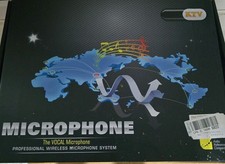 Professional Wireless Microphone System - Dual Channel KTV Vocal Mic Set.