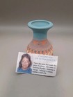 Genuine Navajo Pottery Vase With Certificate — photo 7